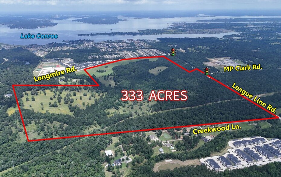 7800 Longmire Rd, Conroe, TX à vendre - Aérien – Image 3 sur 10
