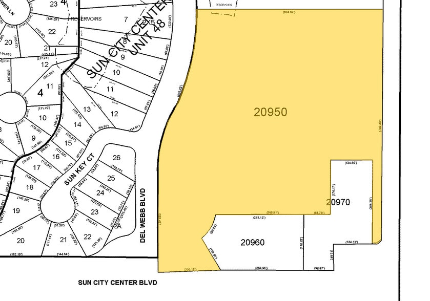 4824-4886 Sun City Center Blvd, Sun City Center, FL à louer - Plan cadastral – Image 2 sur 4