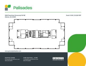 5901 Peachtree Dunwoody Rd NE, Atlanta, GA à louer Plan de site– Image 1 sur 1
