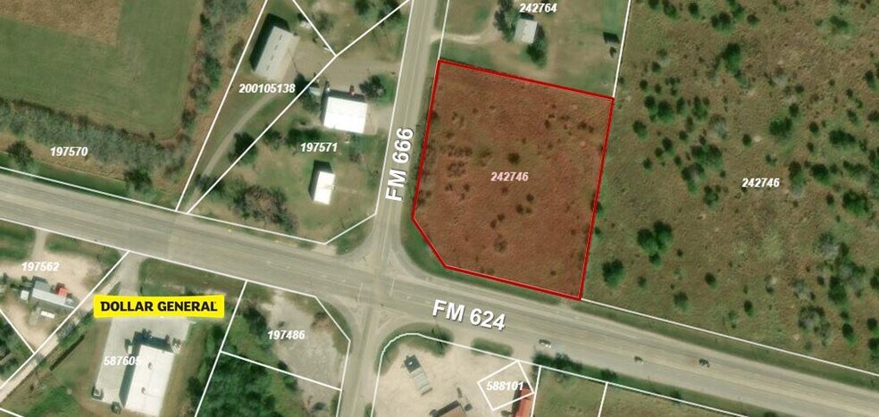 FM 624 & FM 666, Robstown, TX à vendre - Photo principale – Image 1 sur 3