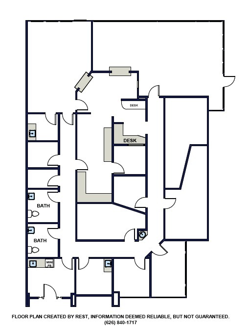 1245 W Huntington Dr, Arcadia, CA à louer Plan d’étage– Image 1 sur 1