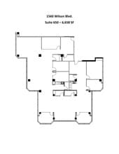 1560 Wilson Blvd, Arlington, VA à louer Plan de site– Image 2 sur 2