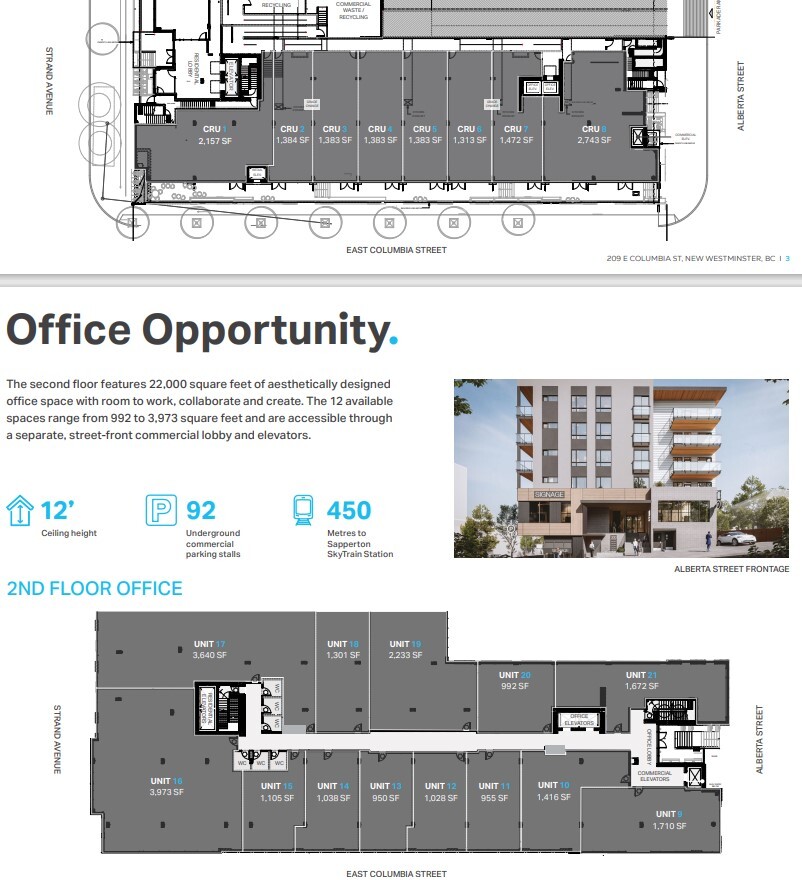 145-201 E Columbia St, New Westminster, BC à louer Plan d’étage– Image 1 sur 1