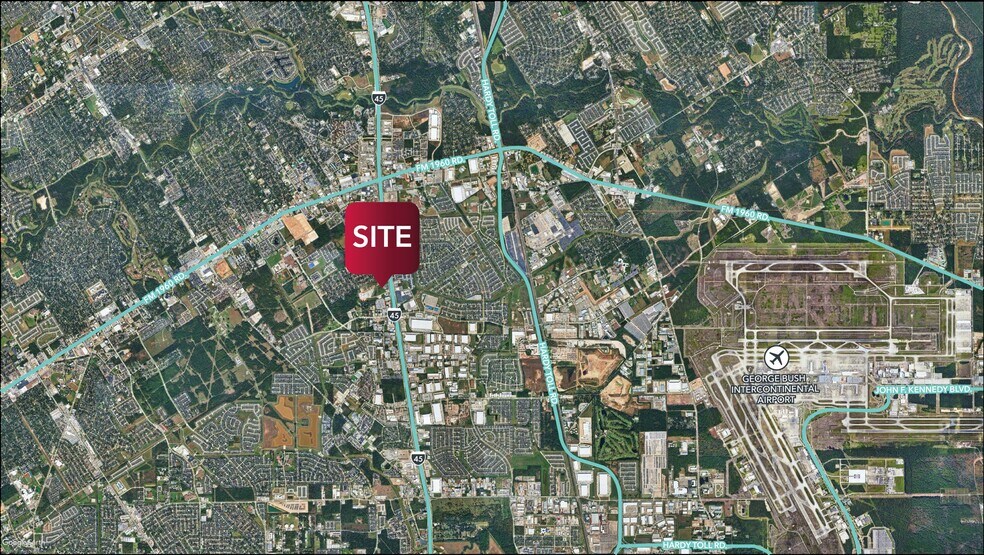0 North Fwy, Houston, TX à vendre - Carte – Image 2 sur 6