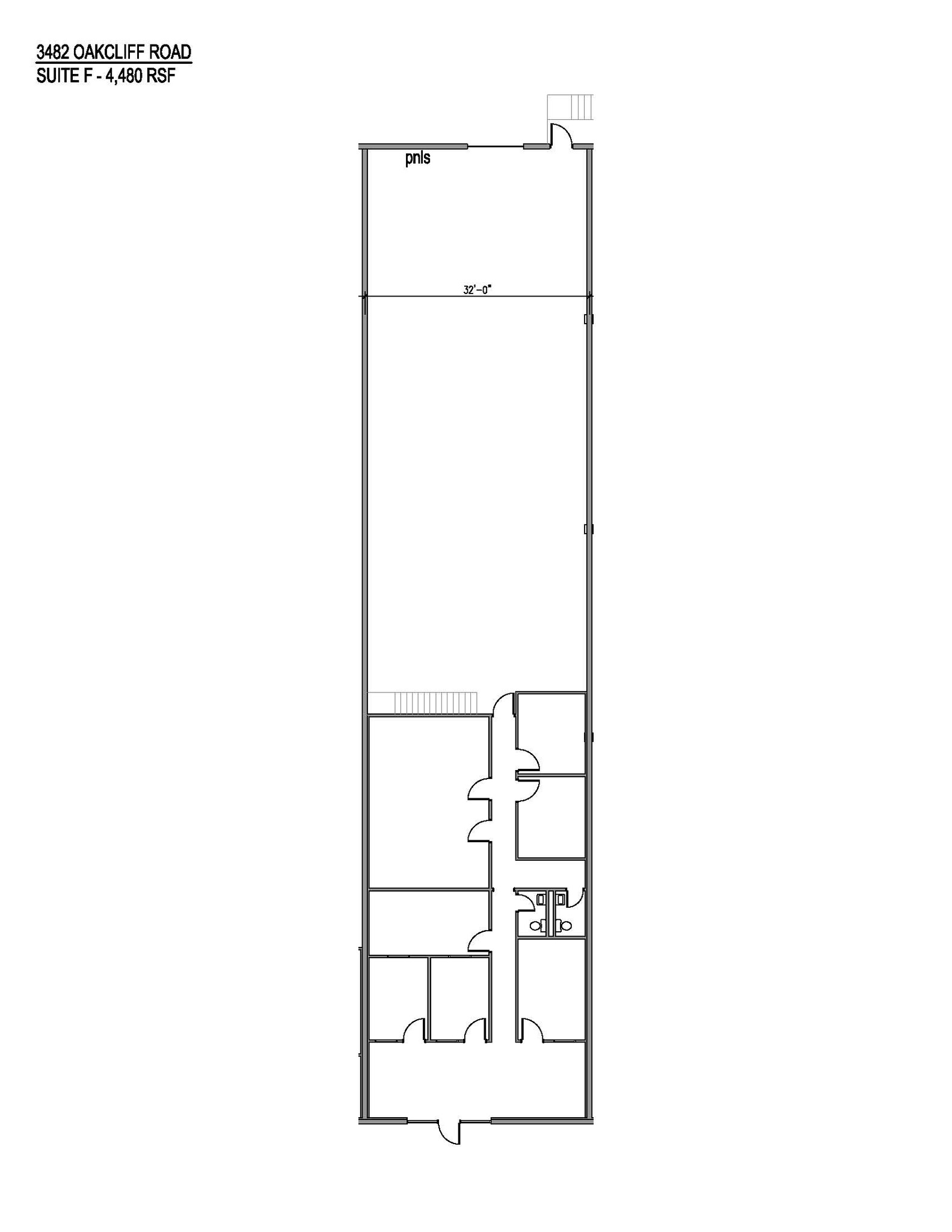 3480 Oakcliff Rd, Doraville, GA à louer Plan d’étage– Image 1 sur 1