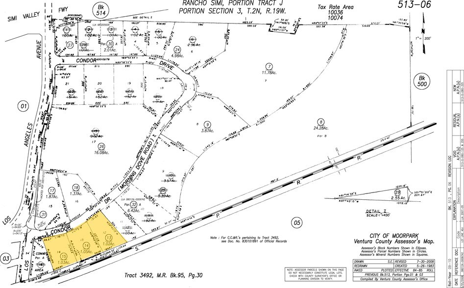 5700 Condor Dr, Moorpark, CA à vendre - Plan cadastral – Image 2 sur 3