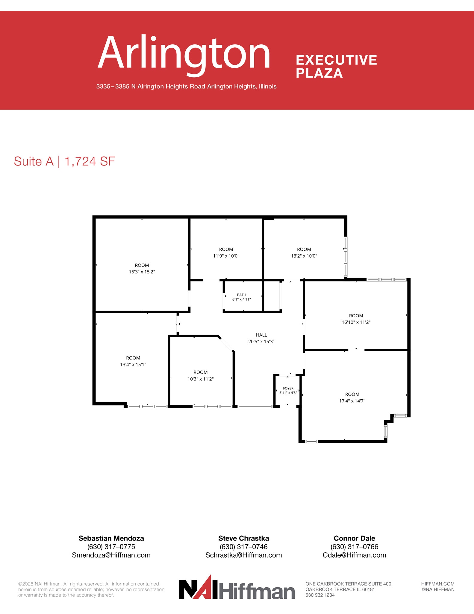 3365 N Arlington Heights Rd, Arlington Heights, IL à louer Plan d’étage– Image 1 sur 1