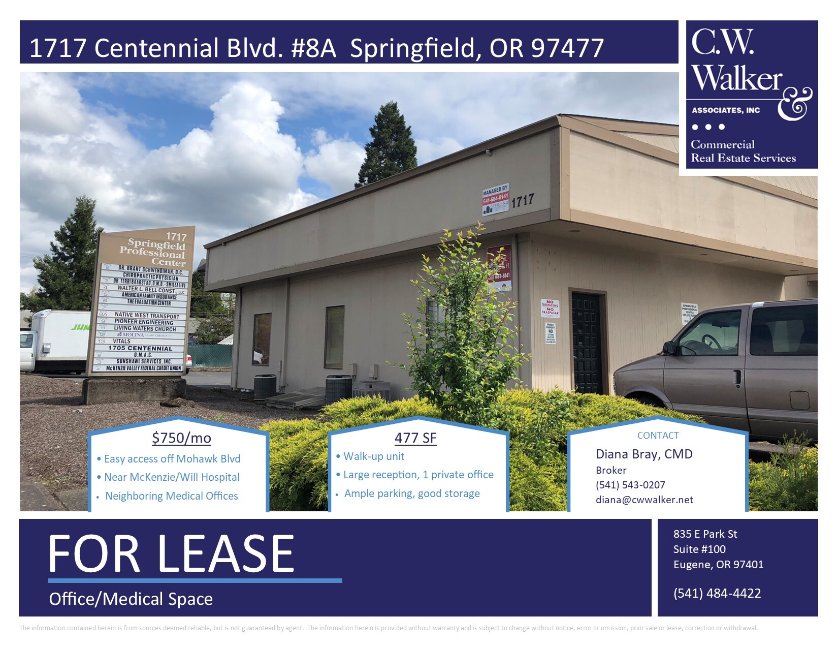 1717 Centennial Blvd, Springfield, OR à louer Photo de l’immeuble– Image 1 sur 1