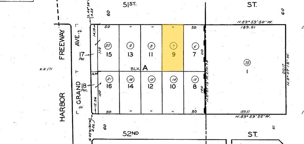 324 W 51st St, Los Angeles, CA à vendre - Plan cadastral – Image 2 sur 19