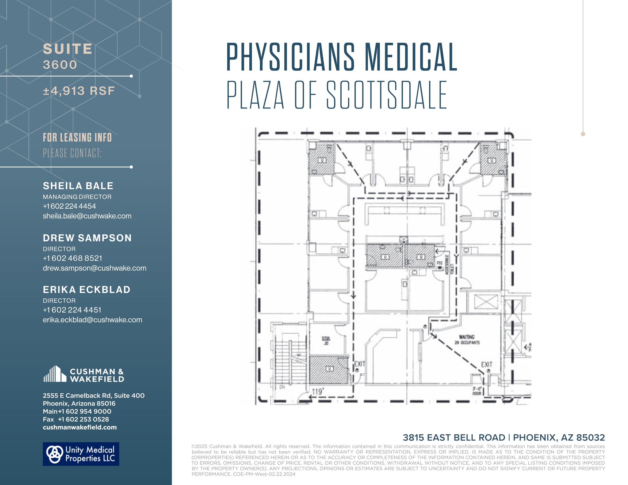 3815 E Bell Rd, Phoenix, AZ à louer Plan de site– Image 1 sur 1