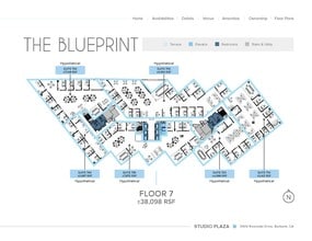 3400 W Riverside Dr, Burbank, CA à louer Plan d’étage– Image 1 sur 2
