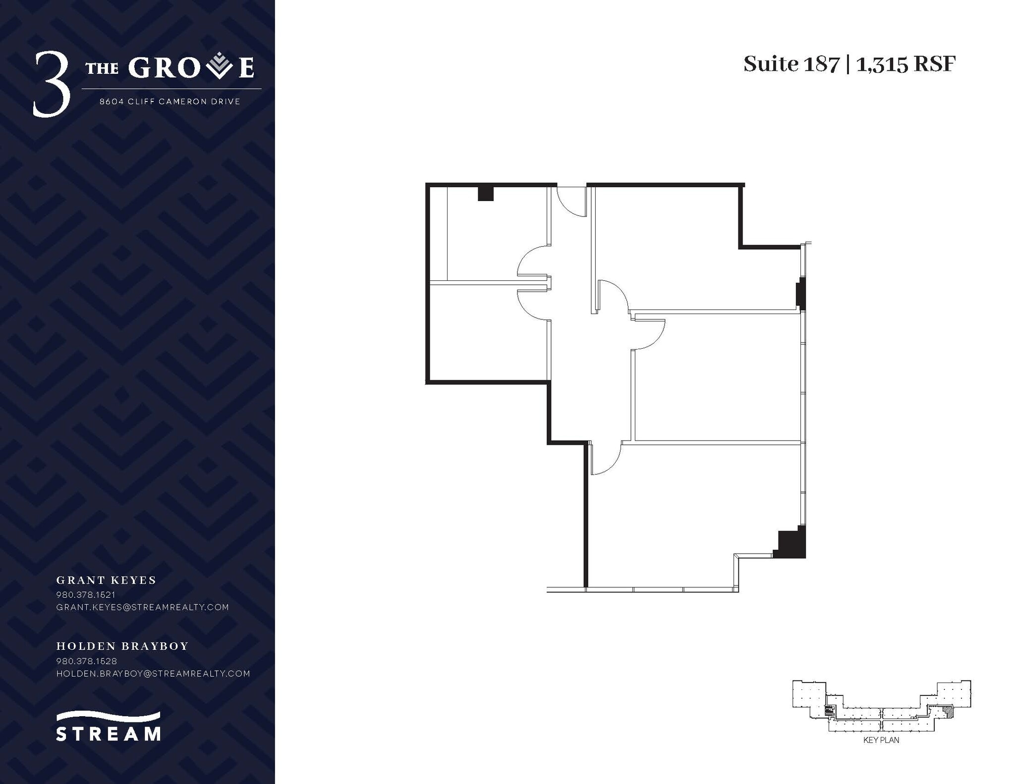 8604 Cliff Cameron Dr, Charlotte, NC à louer Plan d’étage– Image 1 sur 1