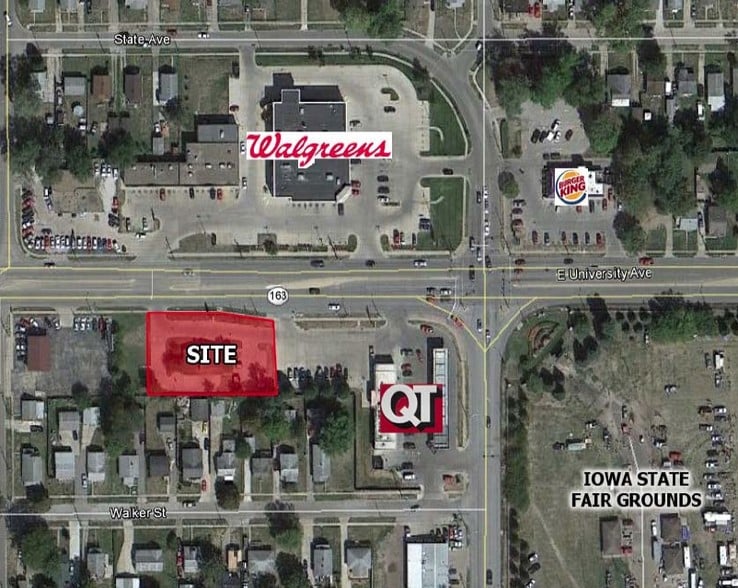 2929 E University Ave, Des Moines, IA à louer - Aérien – Image 2 sur 2