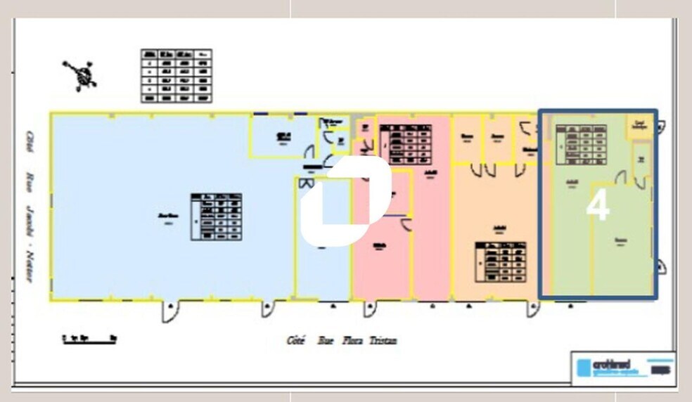 Rue Flora Tristan, Strasbourg à louer - Plan d’étage – Image 3 sur 4