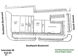 500-570 Southpark Blvd, Colonial Heights, VA à louer Photo de l’immeuble– Image 2 sur 2