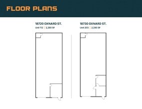 18720 Oxnard St, Tarzana, CA à louer Plan d’étage– Image 2 sur 5