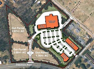 Clemmons Rd, Clemmons, NC - Vue aérienne  vue de carte