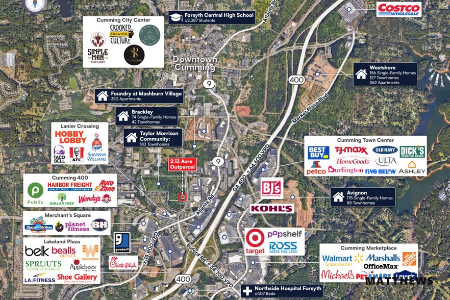 608 Veterans Memorial Blvd, Cumming, GA à louer - Photo de l’immeuble – Image 2 sur 4