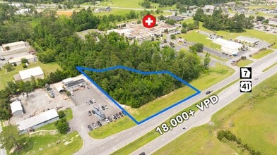 4290 N Valdosta Rd, Valdosta, GA - Vue aérienne vue de carte - Image1