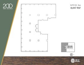 200 W Jackson Blvd, Chicago, IL à louer Plan d’étage– Image 1 sur 2