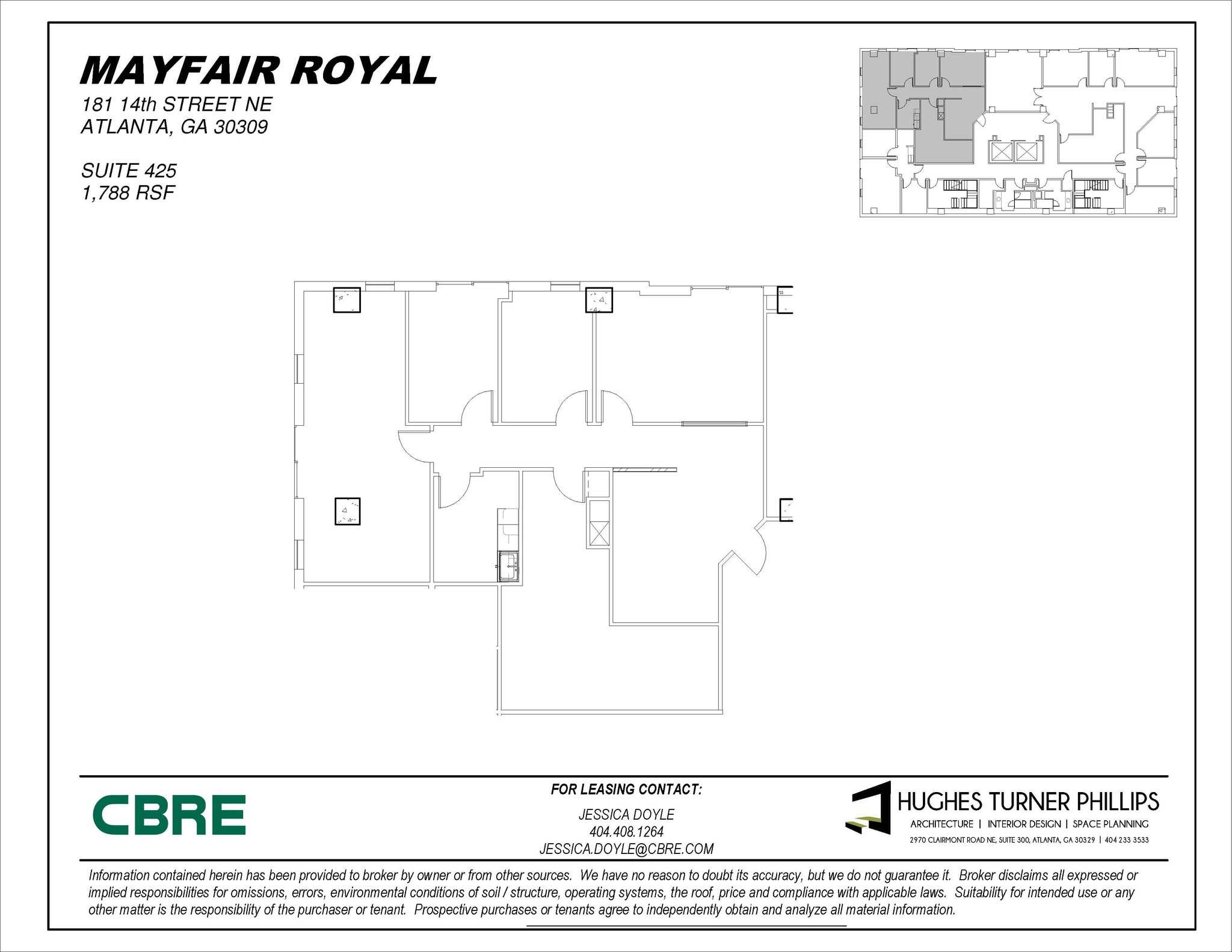181 14th St NE, Atlanta, GA à vendre Plan d’étage– Image 1 sur 1