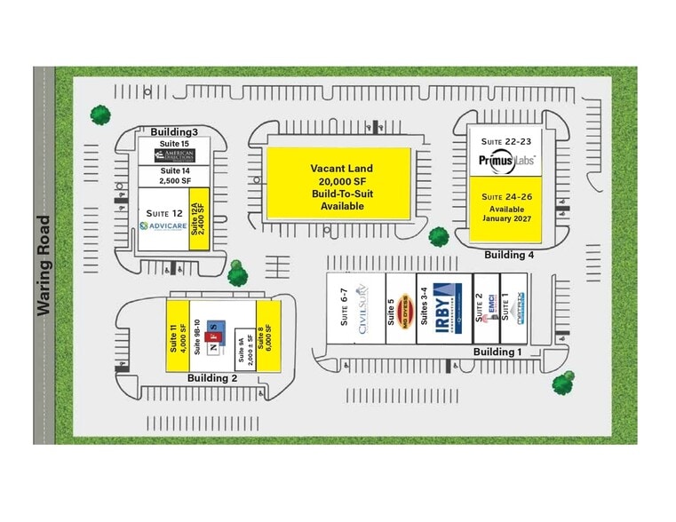 2525 Drane Field Rd, Lakeland, FL à louer - Plan de site – Image 2 sur 45