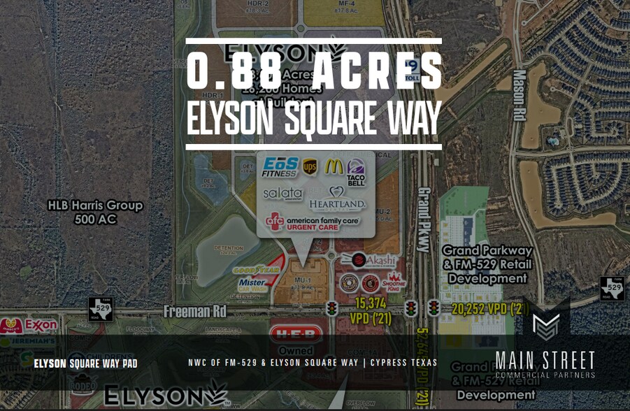 NWQ of FM 529 Way, Cypress, TX à vendre - Photo principale – Image 1 sur 3