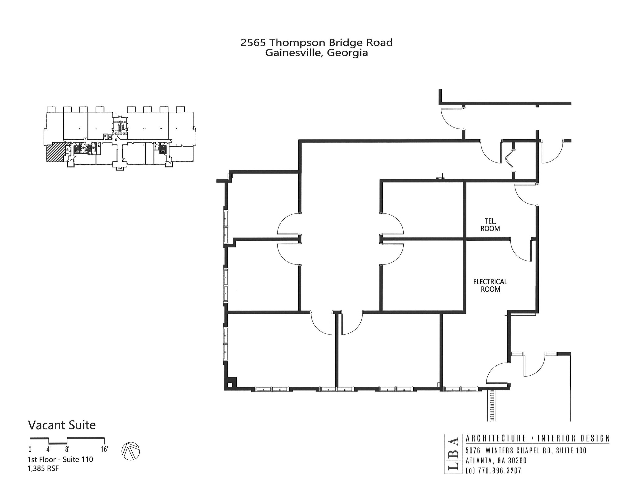 2565 NW Thompson Bridge Rd, Gainesville, GA à louer Plan d’étage– Image 1 sur 1