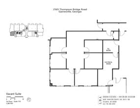 2565 NW Thompson Bridge Rd, Gainesville, GA à louer Plan d’étage– Image 1 sur 1