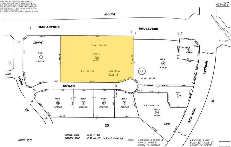17701 Cowan, Irvine, CA à vendre - Plan cadastral – Image 2 sur 22