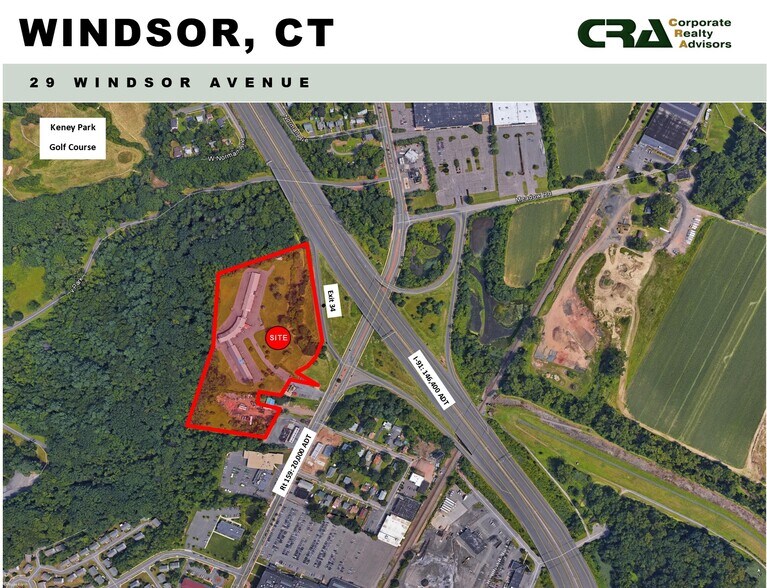 29 Windsor Ave, Windsor, CT à louer - Aérien – Image 1 sur 3