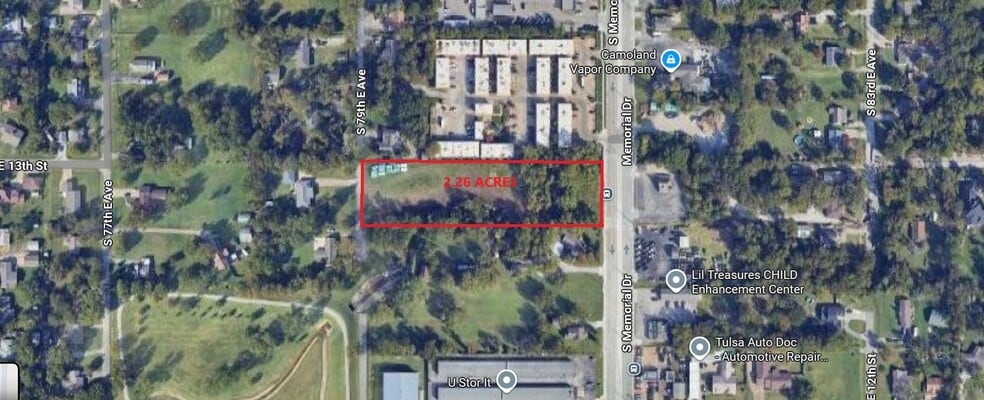 S Memorial dr, Tulsa, OK à vendre - Aérien – Image 2 sur 4