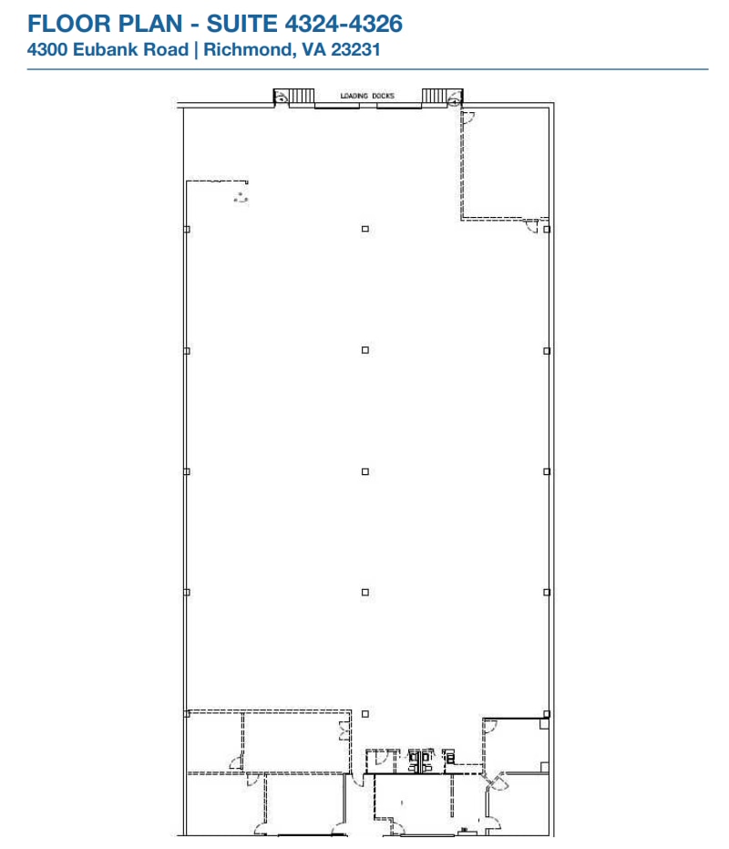 4300-4326 Eubank Rd, Richmond, VA à louer Plan d’étage– Image 1 sur 1