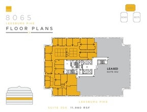 8065 Leesburg Pike, Vienna, VA à louer Plan d’étage– Image 1 sur 1