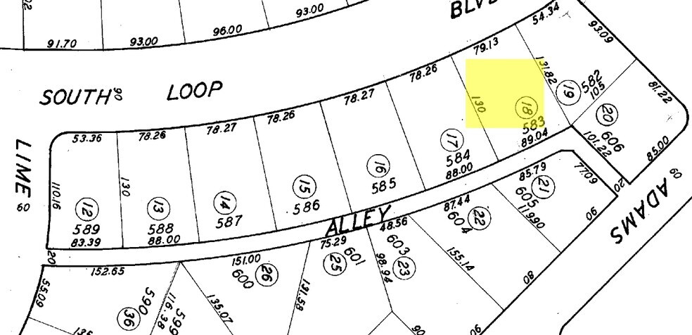 10622 S Loop Rd, California City, CA à vendre - Plan cadastral – Image 1 sur 9