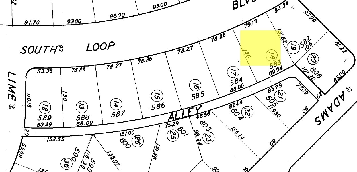 10622 S Loop Rd, California City, CA à vendre Plan cadastral– Image 1 sur 10