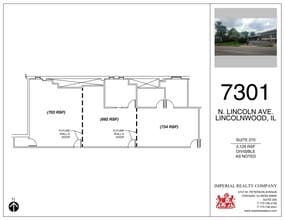 7301-7337 N Lincoln Ave, Lincolnwood, IL à louer Plan de site– Image 1 sur 2
