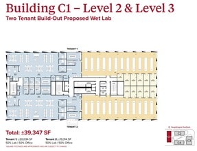 Friars Rd, San Diego, CA à louer Plan d’étage– Image 2 sur 2