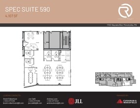 11100 Wayzata Blvd, Minnetonka, MN à louer Plan d’étage– Image 1 sur 1