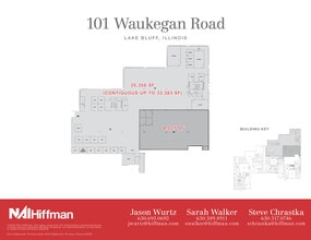 101 Waukegan Rd, Lake Bluff, IL à louer Plan d’étage– Image 2 sur 2