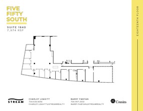 550 S Caldwell St, Charlotte, NC à louer Plan d’étage– Image 1 sur 1