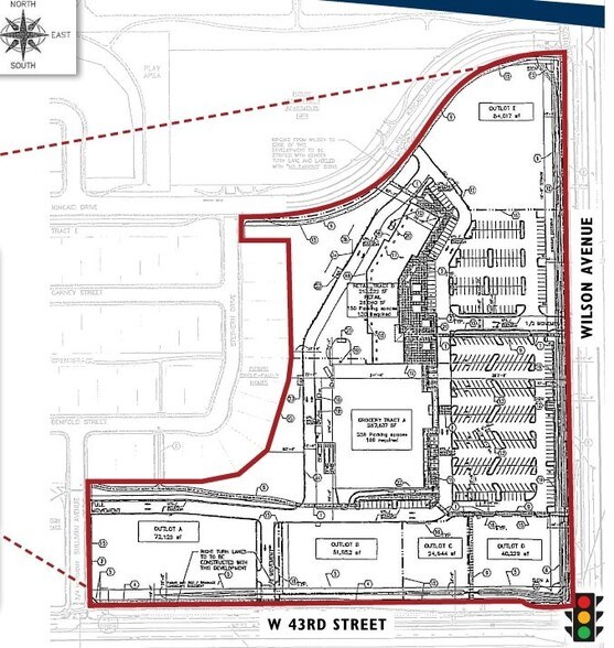NWC W 43rd St & Wilson Ave, Loveland, CO à vendre - Plan de site – Image 2 sur 2
