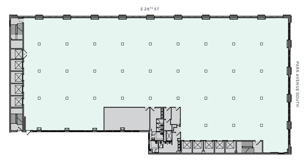 360 Park Ave S, New York, NY à louer Plan d’étage– Image 1 sur 7