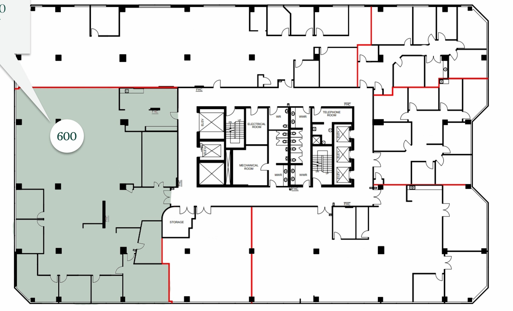 555 Richmond St W, Toronto, ON à louer Plan d’étage– Image 1 sur 1