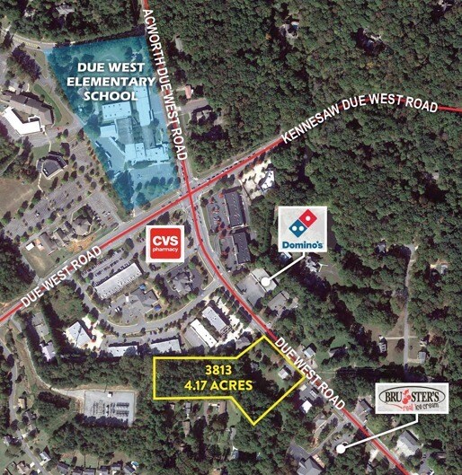 3813 Due West Rd NW, Marietta, GA à vendre Photo de l’immeuble– Image 1 sur 7