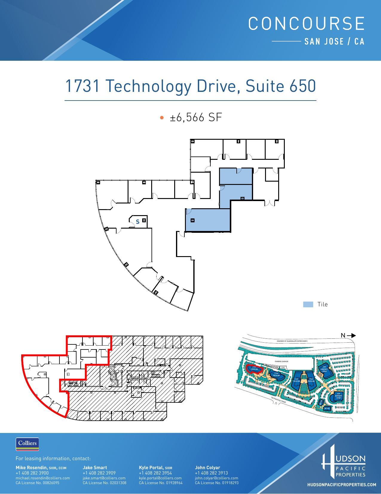 224 Airport Pkwy, San Jose, CA à louer Plan d’étage– Image 1 sur 1