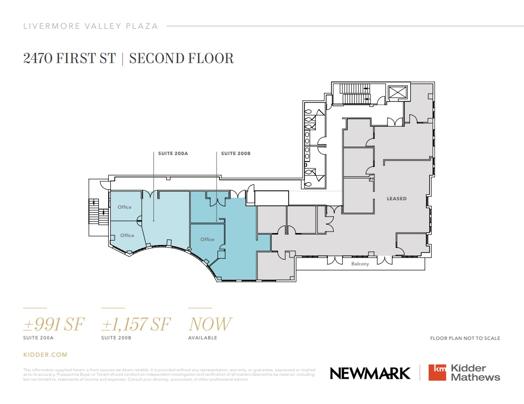 2470 1st St, Livermore, CA à louer Plan d’étage– Image 1 sur 1