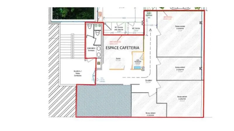 Bureau dans Bièvres à louer - Plan d’étage – Image 3 sur 3