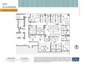 255 Alhambra Cir, Coral Gables, FL à louer Plan d’étage– Image 1 sur 1