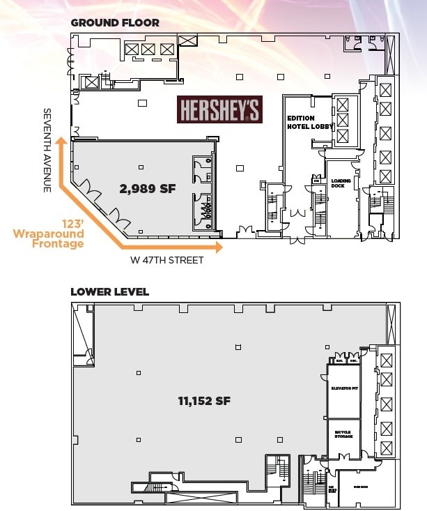 20 Times Sq, New York, NY à louer Plan d’étage– Image 1 sur 2